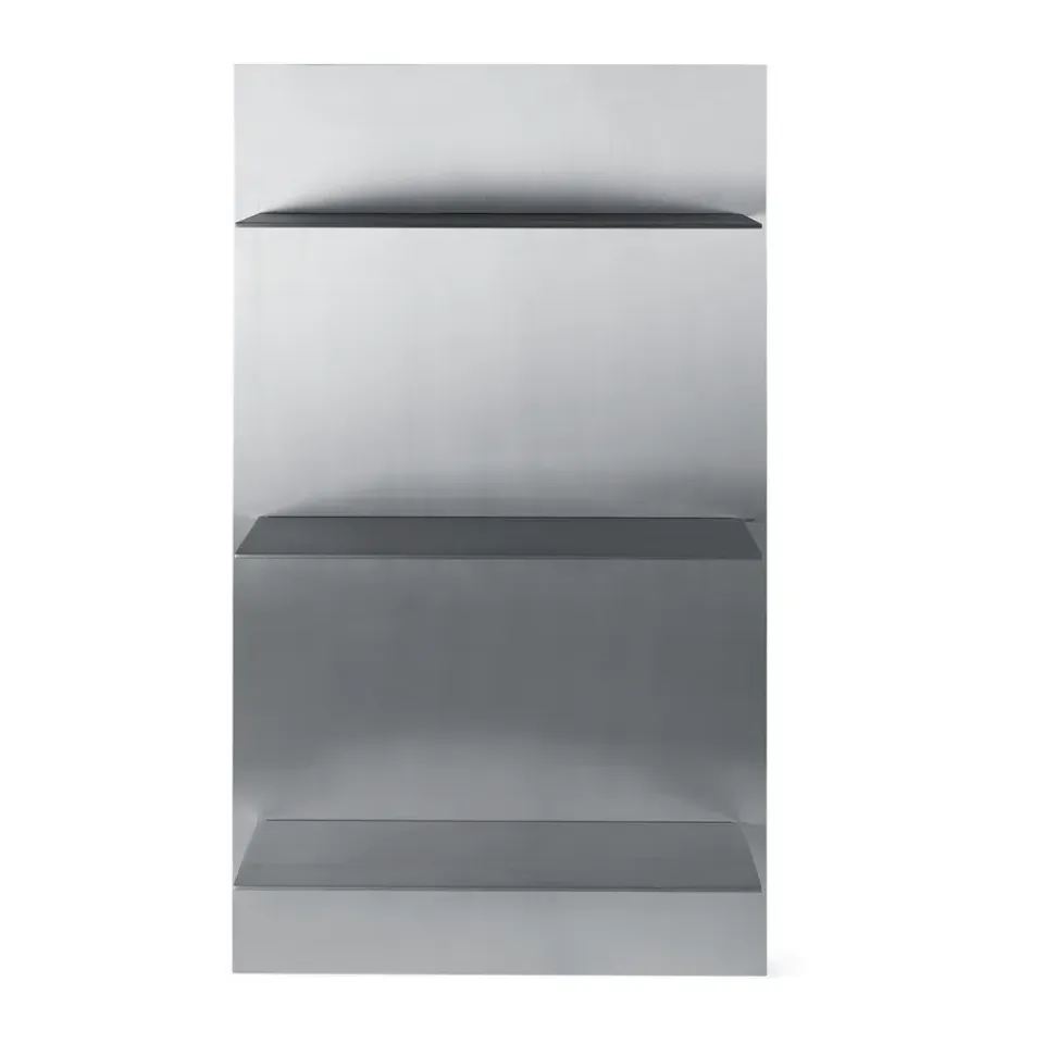 Ferm Living Hyllyt & Hyllyjärjestelmät^Lager seinähylly triple 55x100 cm, Aluminium