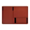 Design House Stockholm Senkit & Sivupöydät^Layer senkki, Red, 120×82 cm