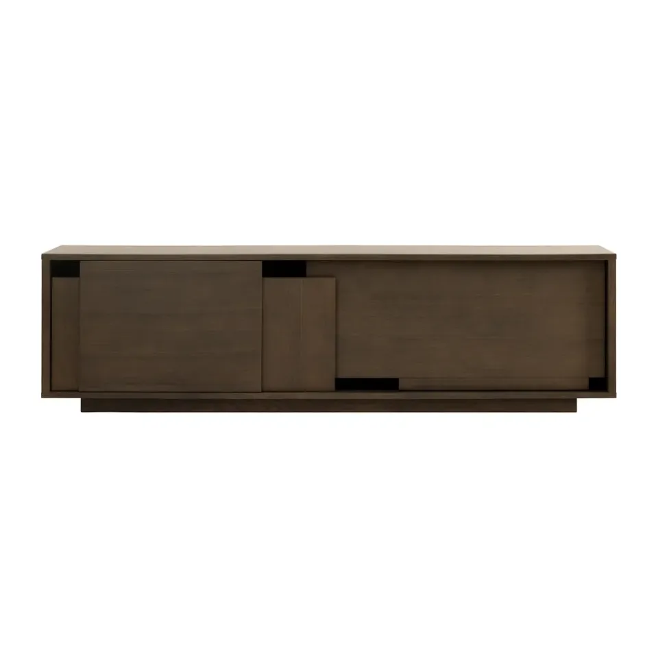 Design House Stockholm Tv-Tasot & Mediakalusteet|Senkit & Sivupöydät^Layer senkki, Tumma tammi, 180×51 cm