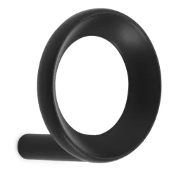 Normann Copenhagen Koukut & Vaateripustimet^Loop koukku small Ø 4,4 cm, Black