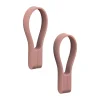 Zone Denmark Pyyheliinapidikkeet^Loop pyyhekoukku magneetti 2 kpl., Peach red