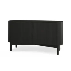 Northern Senkit & Sivupöydät^Loud long sivupöytä 146 cm, Black painted oak
