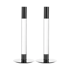Orrefors Kynttilänjalat & Kyntteliköt^Lumiere kynttilänjalka 26,5 cm 2-pack, Kirkas