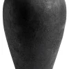 MUUBS Ruukut^Luna ruukku 80 cm, Musta-terracotta