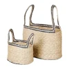 Broste Copenhagen Säilytyskorit^Lykke kori 2 osaa, Natural-black