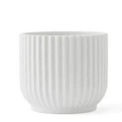 Lyngby Porcelæn Ruukut^Lyngby kukkaruukku valkoinen, Ø11,5 cm