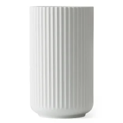 Lyngby Porcelæn Maljakot^Lyngby maljakko valkoinen matta, 25 cm