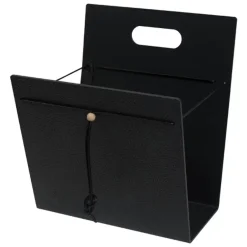 LIND DNA Lehtitelineet^Magazine Holder Hippo, M, Black-anthracite
