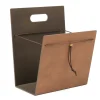LIND DNA Lehtitelineet^Magazine Holder Nupo, M, Nature-bronze