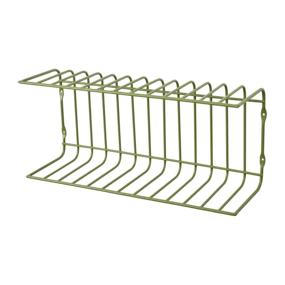Broste Copenhagen Hyllyt & Hyllyjärjestelmät^Maggie seinähylly 40x12,5x18 cm, Army green