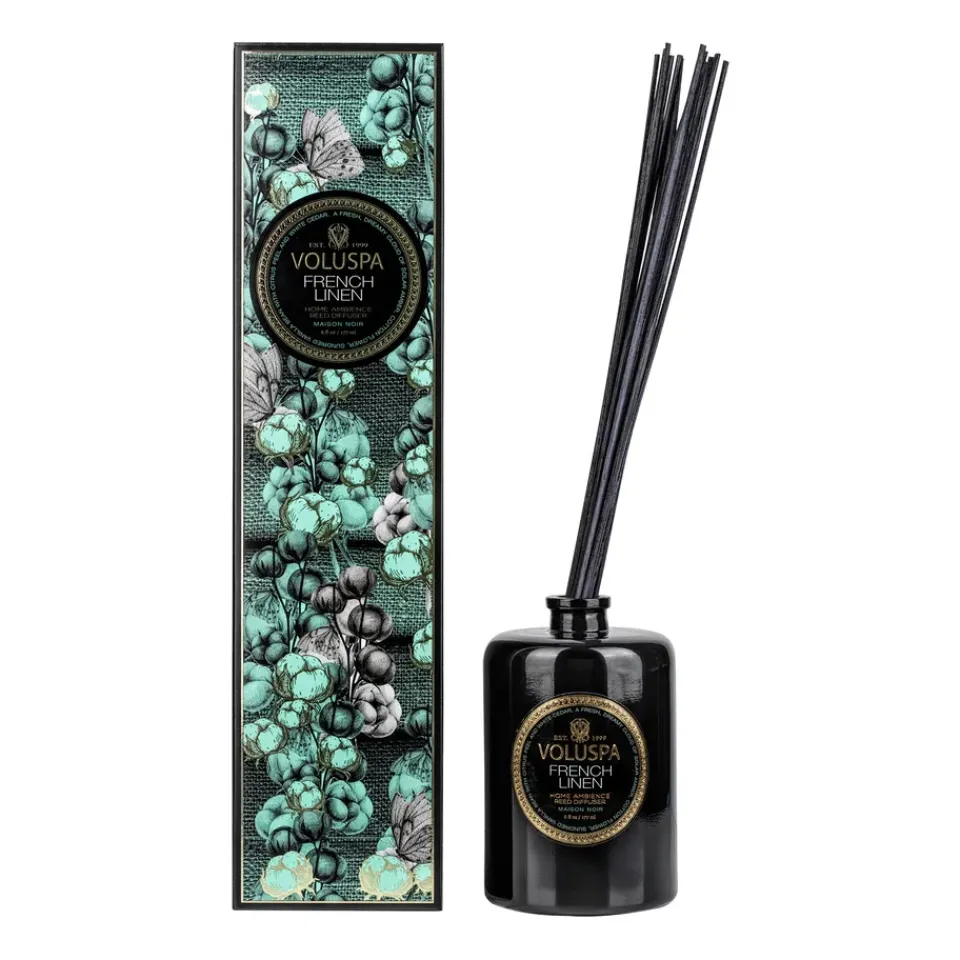 Voluspa Tuoksukynttilät & Tuoksutikut^Maison Noir tuoksutikut 177 ml, French Linen