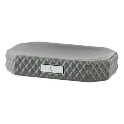Lene Bjerre Saippua-Annostelijat & Saippuakupit^Marion saippuakuppi 13,5x9 cm, Monument grey-Silver