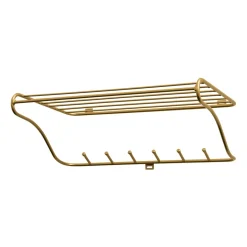 Maze Hattuhyllyt^Rack Shelf, messinki