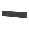Montana Vaatelineet & Henkarit^Coat Racks vaaterekki 4 koukkua, Anthracite