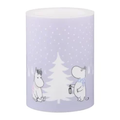 Muurla Led-Kynttilät^Moomin LED-pöytäkynttilä 10 cm, Snowfall