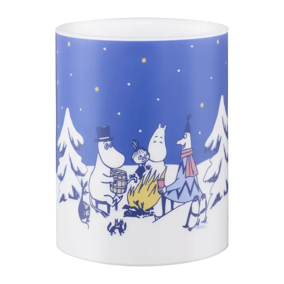 Muurla Led-Kynttilät^Moomin LED-pöytäkynttilä 12,5 cm, Tähtiyö