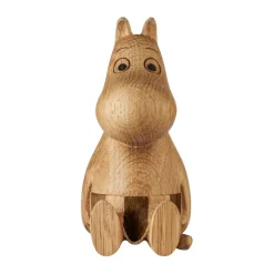 Dsignhouse x Moomin Puuhahmot^Muumi puukoriste Muumimamma 10 cm, TAMMI (FSC)