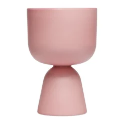 Iittala Ruukut^Nappula ruukku, Matta ruusu, 19×12,5 cm