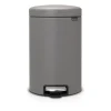 Brabantia Poljinämpärit^New Icon poljinroskis 12 litraa, Mineral concrete grey