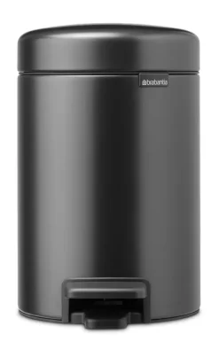 Brabantia Poljinämpärit^New Icon poljinroskis 3 litraa, Confident Grey