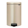 Brabantia Poljinämpärit^New Icon poljinroskis 20 litraa, Metallic Gold