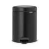 Brabantia Poljinämpärit^New Icon poljinroskis 5 litraa, matt black (musta)