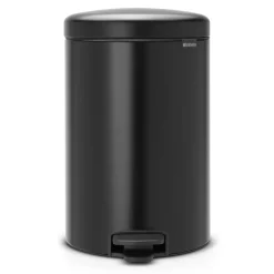 Brabantia Poljinämpärit^New Icon poljinroskis 20 litraa, matt black (musta)