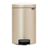 Brabantia Poljinämpärit^New Icon poljinroskis 12 litraa, Metallic Gold