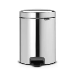 Brabantia Poljinämpärit^New Icon poljinroskis 5 litraa, brilliant steel (kiiltävä teräs)