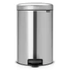 Brabantia Poljinämpärit^New Icon poljinroskis 20 litraa, matt steel (matta teräs)