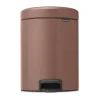 Brabantia Poljinämpärit^New Icon poljinroskis 5 litraa, Satin Taupe