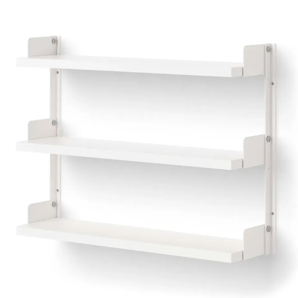 New Works Hyllyt & Hyllyjärjestelmät^Tea Shelf seinään kiinnitettävä hylly 46 x 62,5 cm, Valkoinen