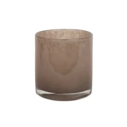 Olsson & Jensen Kynttilälyhdyt & Kynttilävadit^Nilla kynttilälyhty 12 cm, Ruskeanharmaa