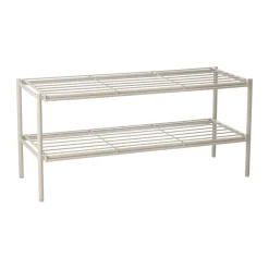 Scandi Living Kenkähyllyt^Nod kenkähylly 80x30x37 cm, Beige