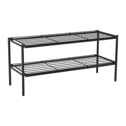 Scandi Living Kenkähyllyt^Nod kenkähylly 80x30x37 cm, Black