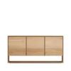 Ethnicraft Senkit & Sivupöydät^Nordic sideboard, Vahaöljytty tammi 3 ovea