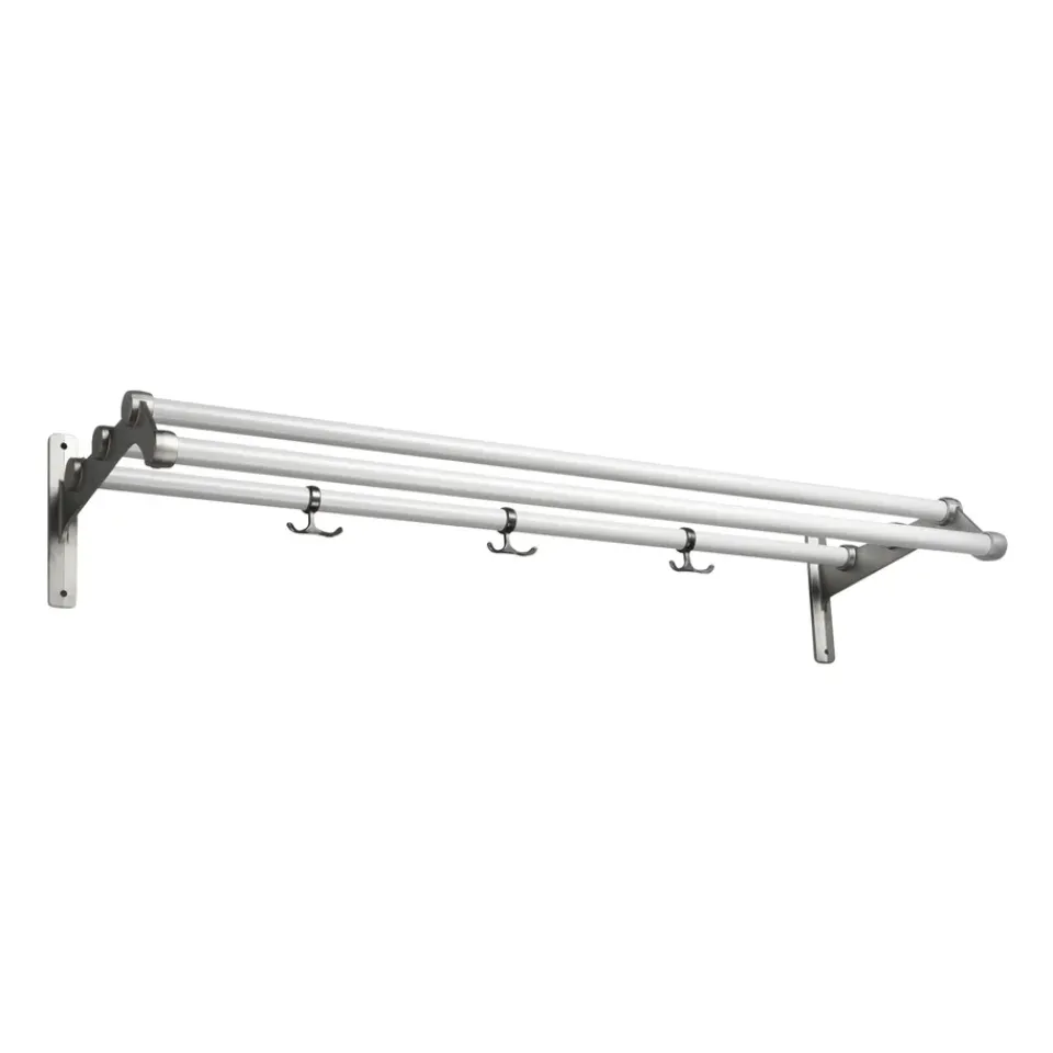 Essem Design Hattuhyllyt^Nostalgi 291 -hattuhylly 100 cm, Valkoinen-alumiini