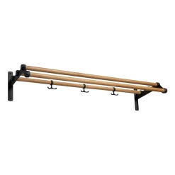 Essem Design Hattuhyllyt^Nostalgi 291 -hattuhylly 100 cm, Tammi-musta