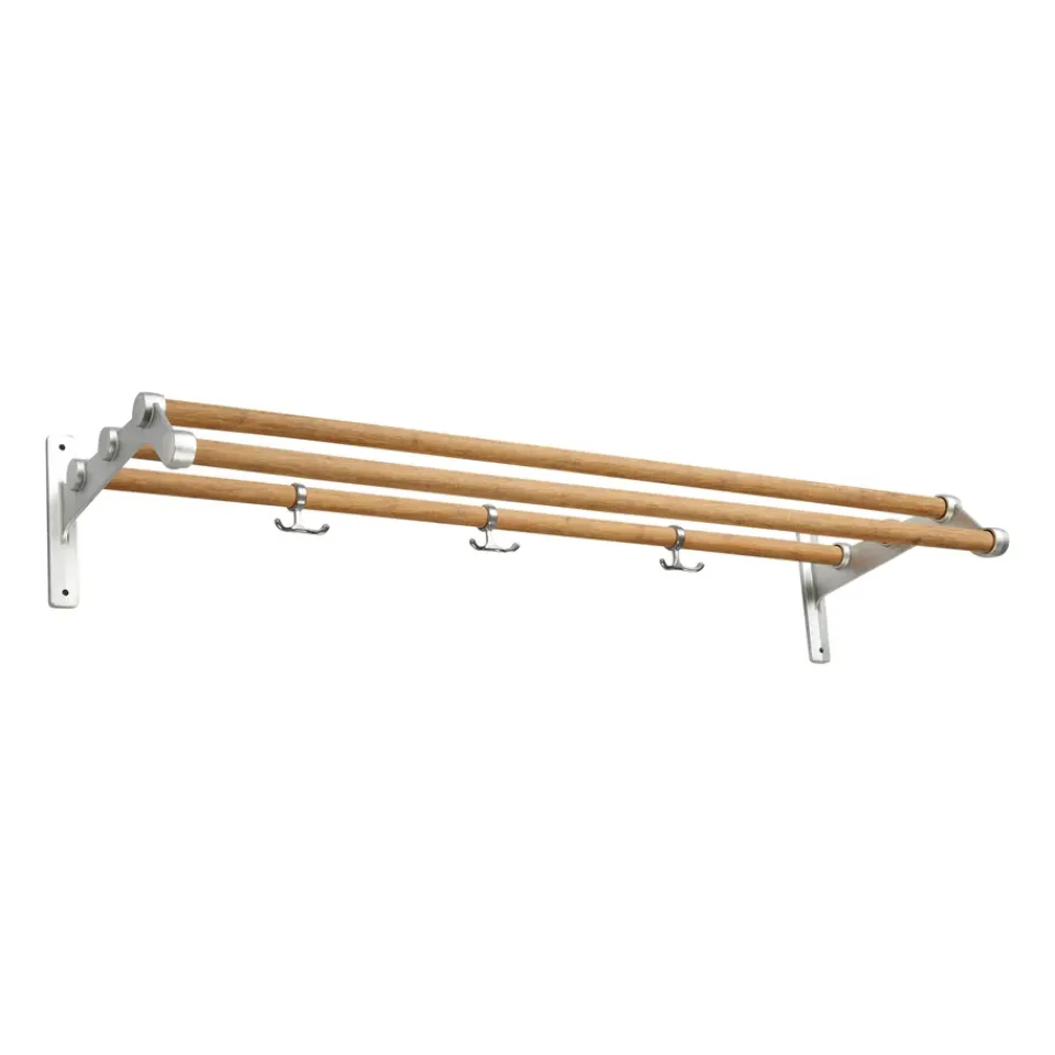 Essem Design Hattuhyllyt^Nostalgi 291 -hattuhylly 100 cm, Bambu-alumiini