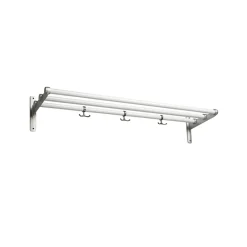 Essem Design Hattuhyllyt^Nostalgi kenkä- tai hattuhylly, Valkoinen, alumiinirunko