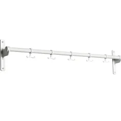 Essem Design Koukut & Vaateripustimet^Nostalgi koukkutanko 100 cm, valkoinen/valkoinen