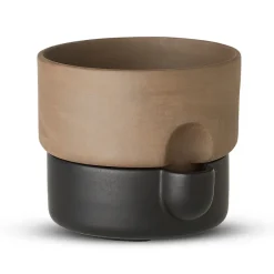 Northern Ruukut^Oasis itsekasteleva ruukku medium Ø20,5 cm, Tummanruskea-Musta