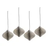 Scandi Living Joulukoristeet^Onion joulukuusenpallot 4 kpl, Beige