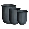 DBKD Ruukut^Out stripe -ruukku 3-pakkaus, Black