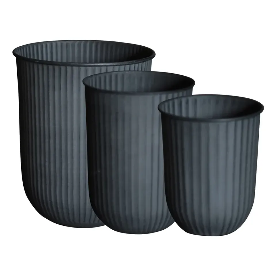 DBKD Ruukut^Out stripe -ruukku 3-pakkaus, Black