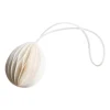 DBKD Pääsiäiskoristeet^Ovoid pääsiäiskoriste paperi small 4 cm, White