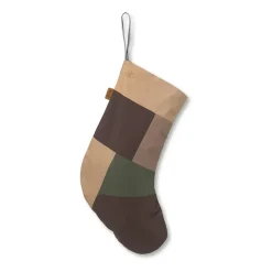Ferm Living Joulukoristeet^Patchwork joulusukka, multi