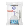 Brabantia Poljinämpärit^PerfectFit jätepussit D (40 pussiä per pakkaus), 15-20 L