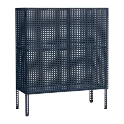 HAY Kaapit & Vitriinit^Perforated Cabinet kaappi medium, Steel sininen