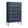 HAY Kaapit & Vitriinit^Perforated Cabinet kaappi large, Steel blue